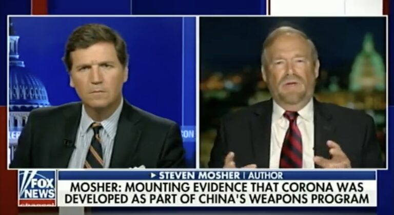 Tucker Carlson and Steven Mosher discuss the origins of covid: Wuhan lab