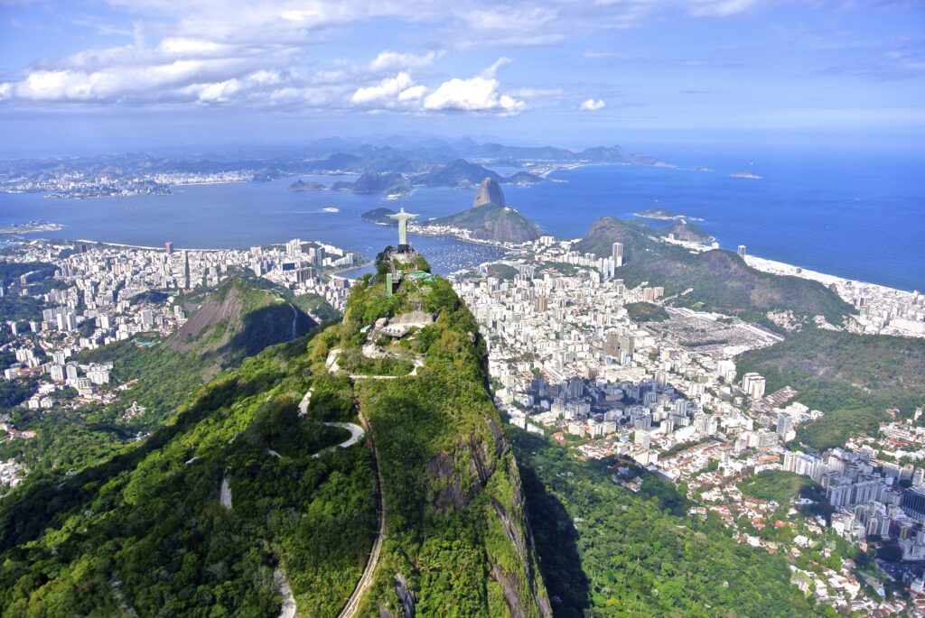 Christ the redeemer over Rio