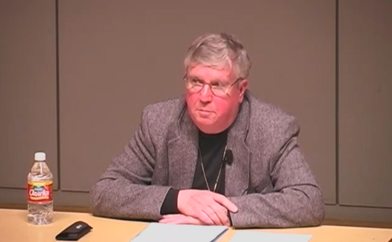 Professor Germain Grisez speaking in 2005