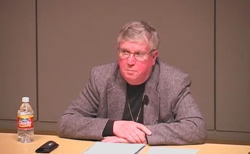 Professor Germain Grisez speaking in 2005