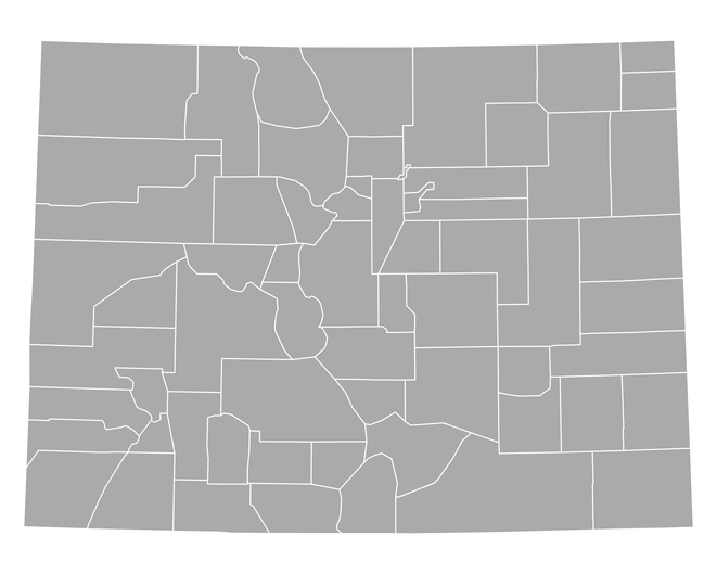 Map of Colorado