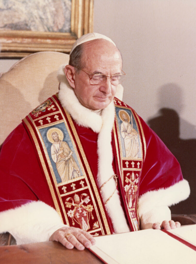 Homepage 2024 55 Pope Paul VI signed Humanae vitae on July 25, 1968.