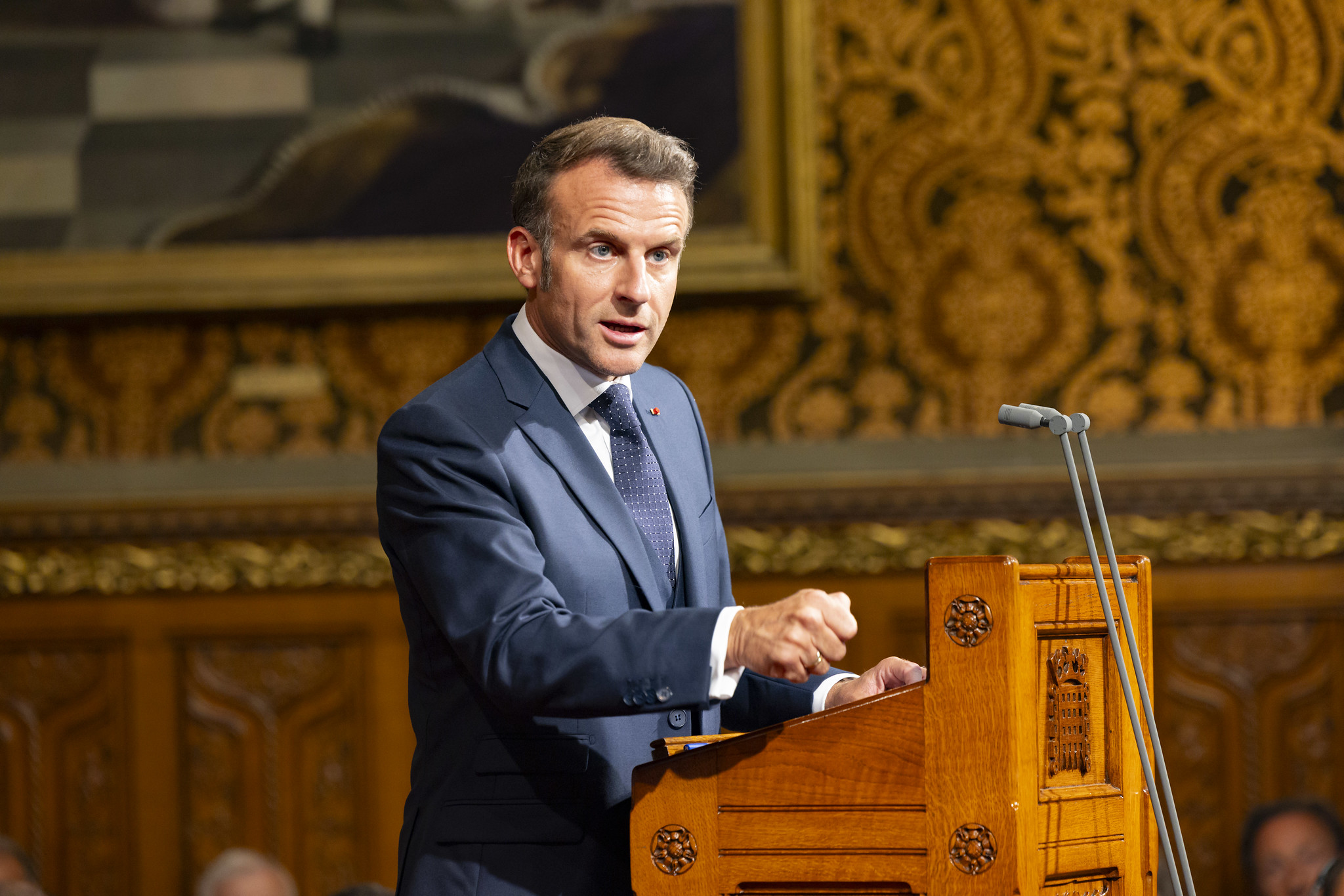 The President of the French Republic addresses Parliament